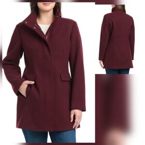 NEW! Vince Camuto Dark Red Full Zip Jacket Size M